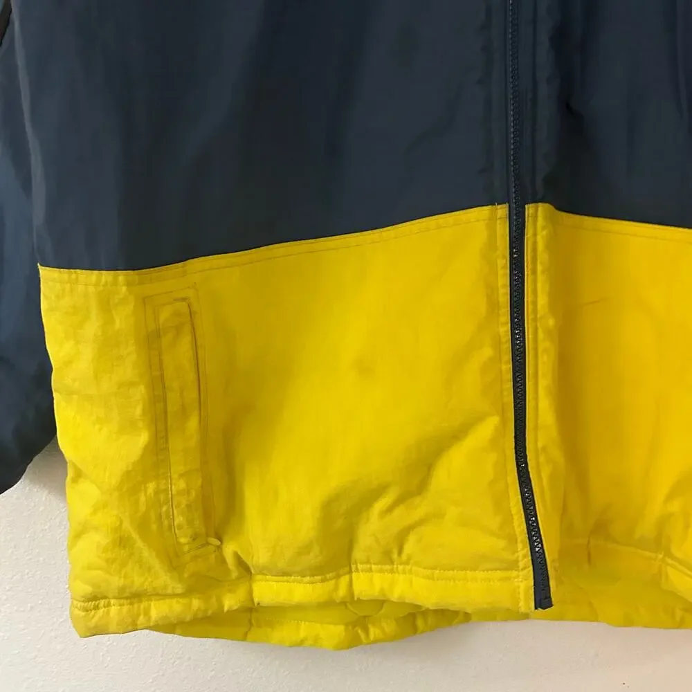 Vintage Adidas winter jacket full zip embroidered logo back 90s streetwear XL